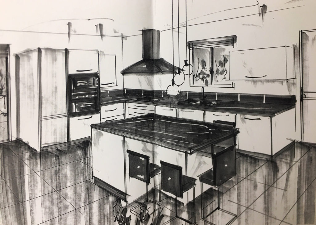 Rough cuisine design, perspectice Foire de Paris Cuisine italienne Design