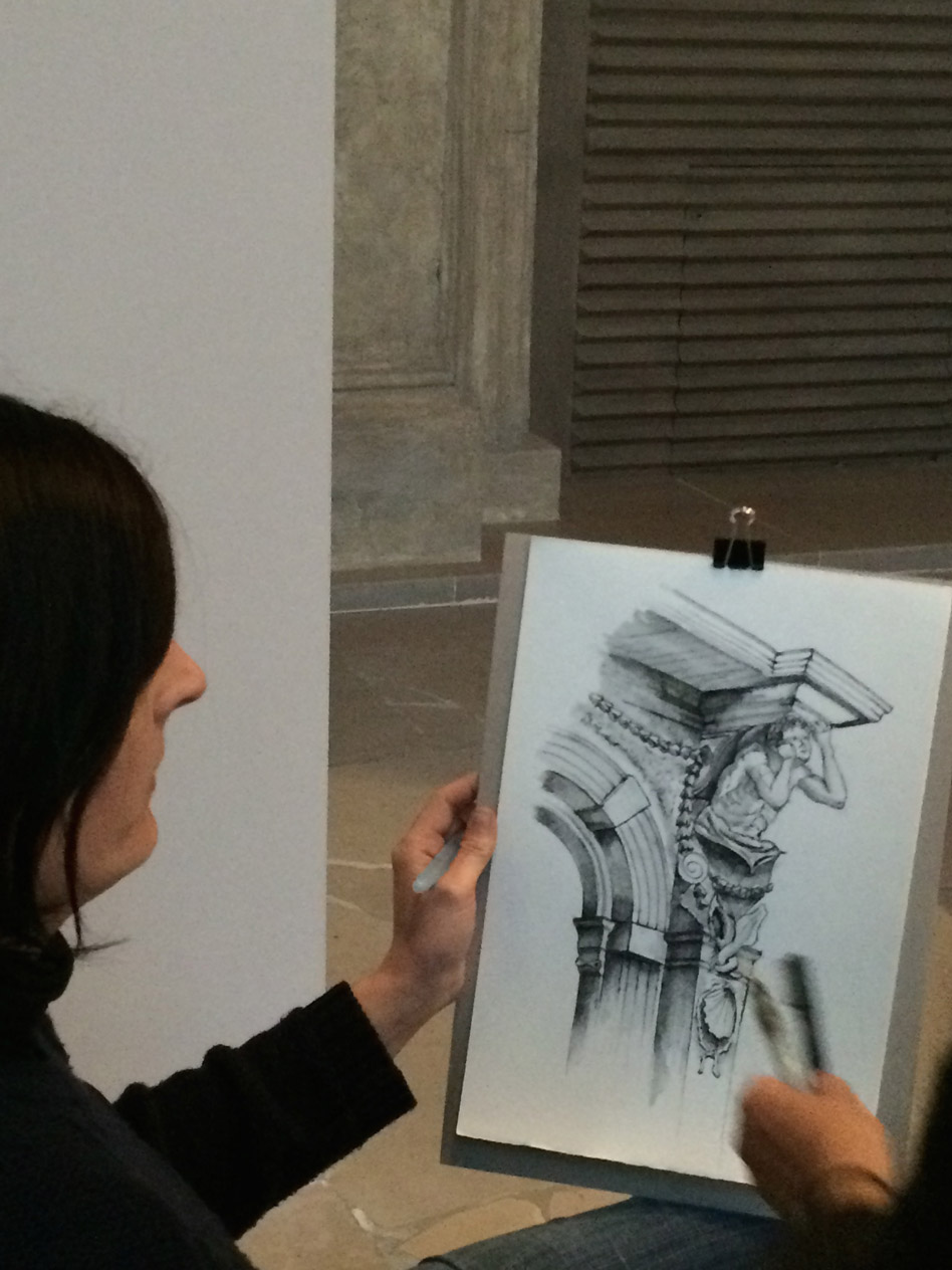 dessiner-architecture-cours-aga-werner-atelier3113-paris Cours de dessin à la cité de l'architecture