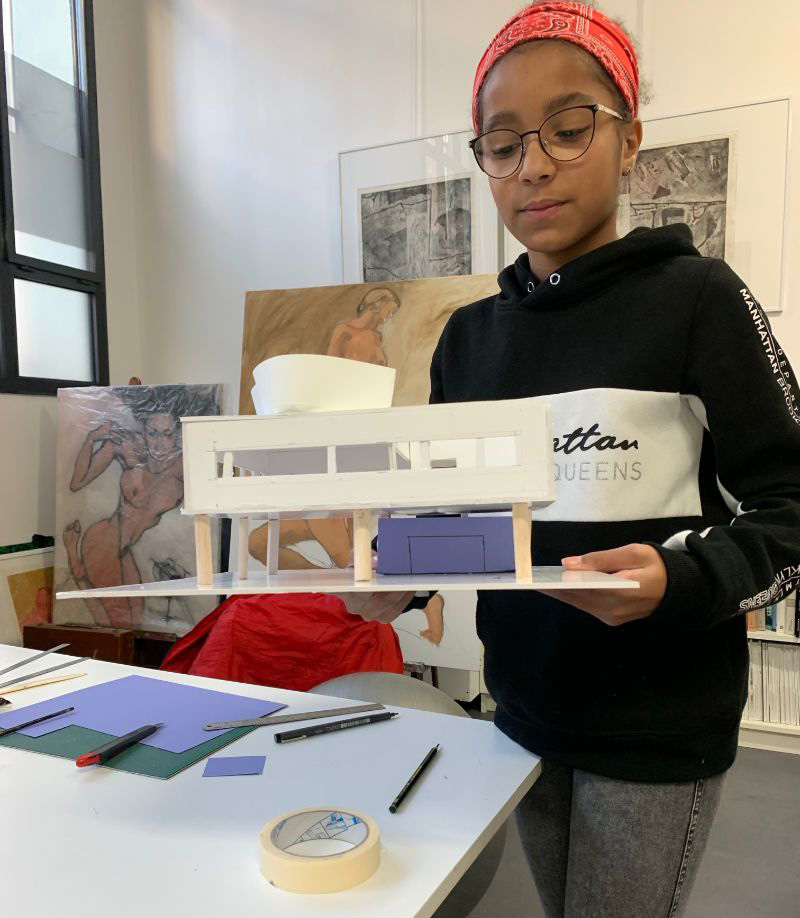 Cours de dessin enfants/adolescents La maquette