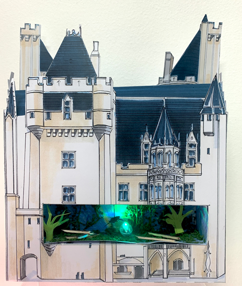 Maquette du château de Pierrefonds Aga Werner