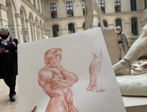 Cours de dessin dans les musées