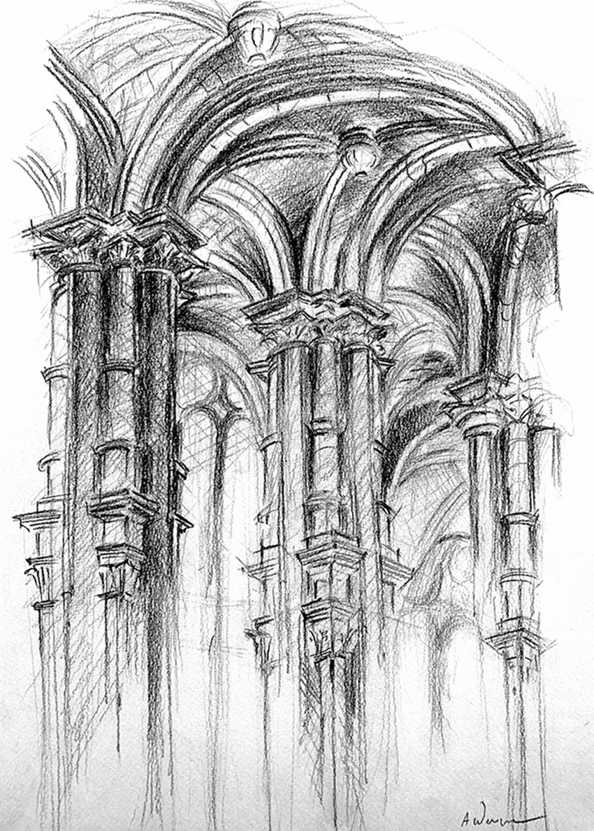 Dessin architecture-patrimoine-cours-de-dessin-atelier3113 Aga Werner